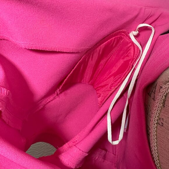 Vintage Dawn Joy 2 pc business casual Sheath Dress & Jacket Bubble Gum Pink - Picture 6 of 11